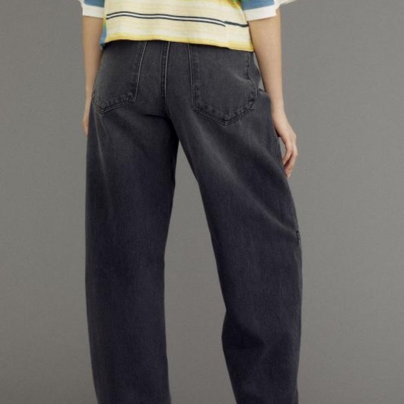 NWT BDGashed  Urban Outfitters RIh Extreme Baggy Jean - WBlack Denim - Picture 4 of 15